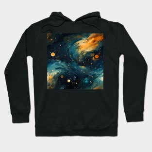 Van Gogh Starry Night Outer Space Pattern 1 Hoodie
